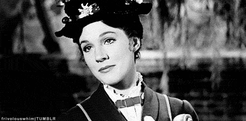 sarcastic gif | Mary poppins, Sarcastic gif, Julie andrews