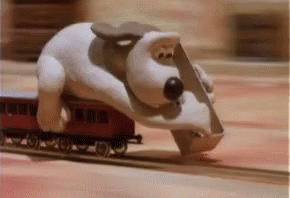 Wallace And Gromit Train GIF - Wallace And Gromit Wallace Gromit GIFs