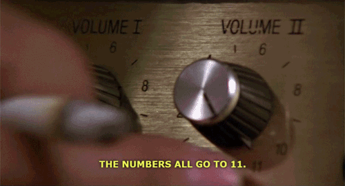 This course goes to eleven