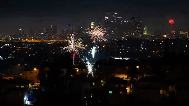 Amazing Panoramic Helicopter Footage of Legal and Illegal Fourth ...