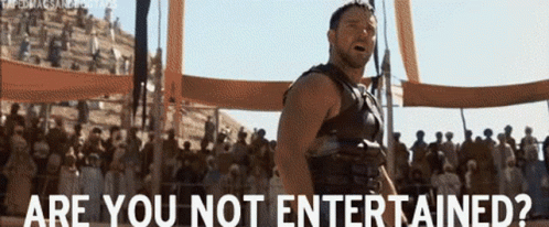 Are You Not Entertained GIF - Are You Not Entertained - Discover & Share GIFs