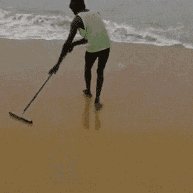 Sweeping The Ocean Overwhelmed GIF - Sweeping The Ocean Overwhelmed  Exercise In Futility - Discover & Share GIFs