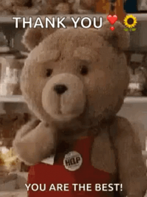Ted Saying Thank You GIF