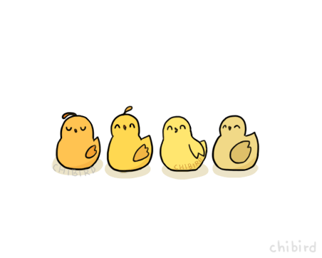 chibird — Hope your Mondays were a good start to the week-...