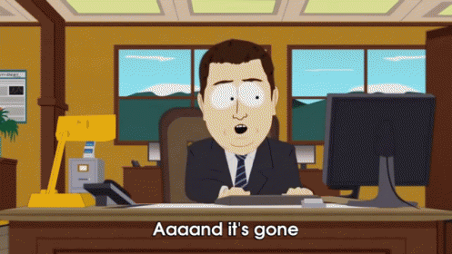 Aaand Its Gone GIF - Itsgone Southpark Cartman - Discover & Share GIFs