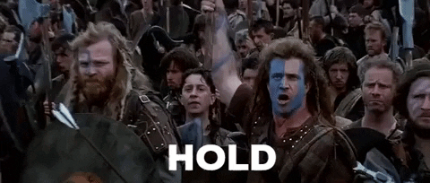 Braveheart Hold GIFs - Get the best GIF on GIPHY