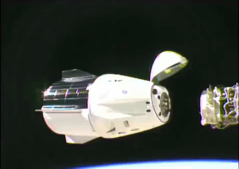 Miss Aerospace - for-all-mankind: SpaceX&#39;s Cargo Dragon, flying...