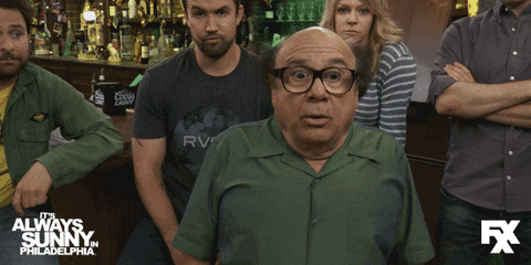 Uh Oh Oops GIF by It's Always Sunny in Philadelphia