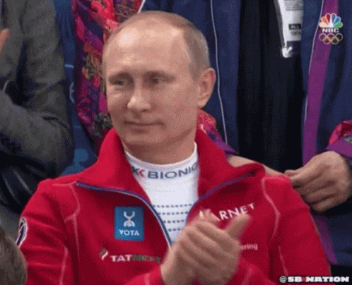 Vladimir Putin Clap GIF - Vladimir Putin Clap Clapping - Discover &amp; Share  GIFs