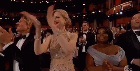 Clapping Nicole Kidman GIF - Clapping Nicole Kidman Oscars - Discover &  Share GIFs