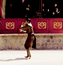 the iron underneath — Oberyn Martell + his spear