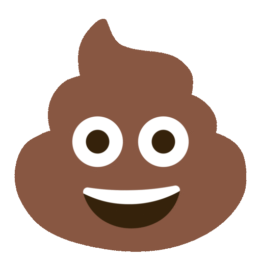 Pile of Poo on Noto Color Emoji, Animated 14.0