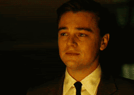 Reaction gif tagged with crying, Leonardo DiCaprio