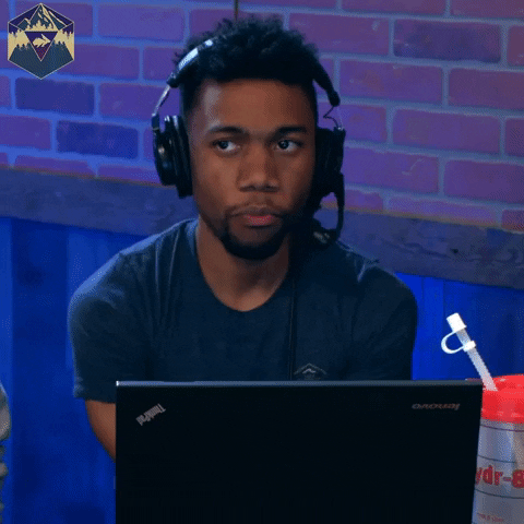 Hyper RPG reaction what twitch confused GIF