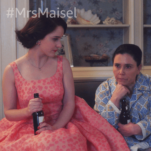 Season 4 Friendship GIF by The Marvelous Mrs. Maisel