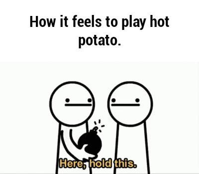 What is a Hot Potato. The definition of the metaphor is well… | by  EUROART93 | Medium