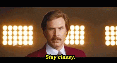 Will Ferrell Stay Classy GIF - WillFerrell StayClassy GIFs