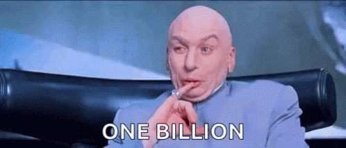 Dr Evil One Billion GIF - DrEvil OneBillion MikeMeyers GIFs