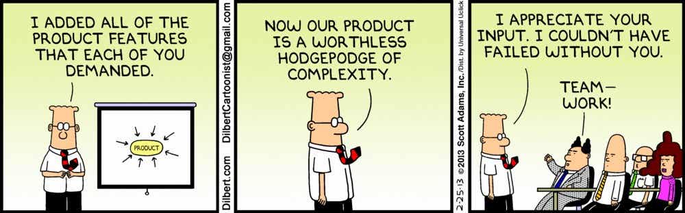 10 Dilbert strips that show a Product Manager's life | by Robert Drury |  The Startup | Medium