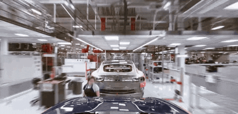 tesla factory GIF by Product Hunt