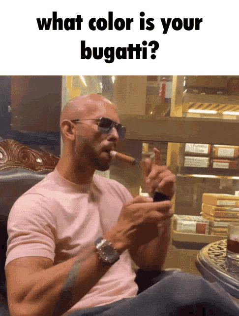 Andrew Tate Bugatti GIF - Andrew Tate Bugatti What Color - Discover & Share  GIFs