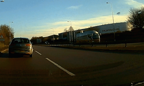 driving fail oops GIF