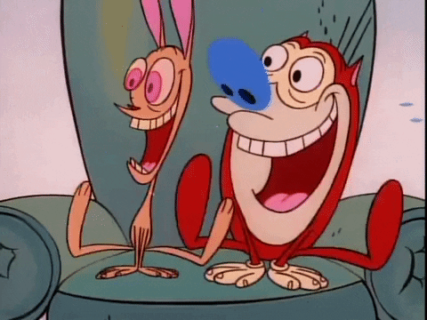 Image result for ren and stimpy gif