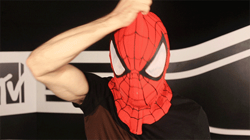 unmasked spider man GIF by mtv