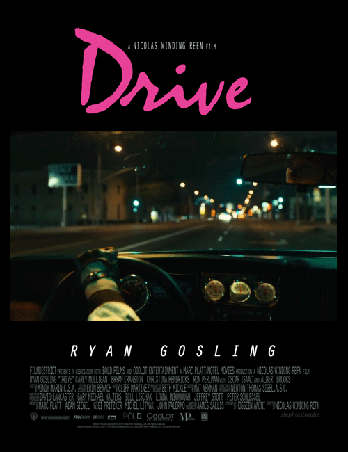 Drive (click for gif) | Carteles de cine, Peliculas de culto, Cine