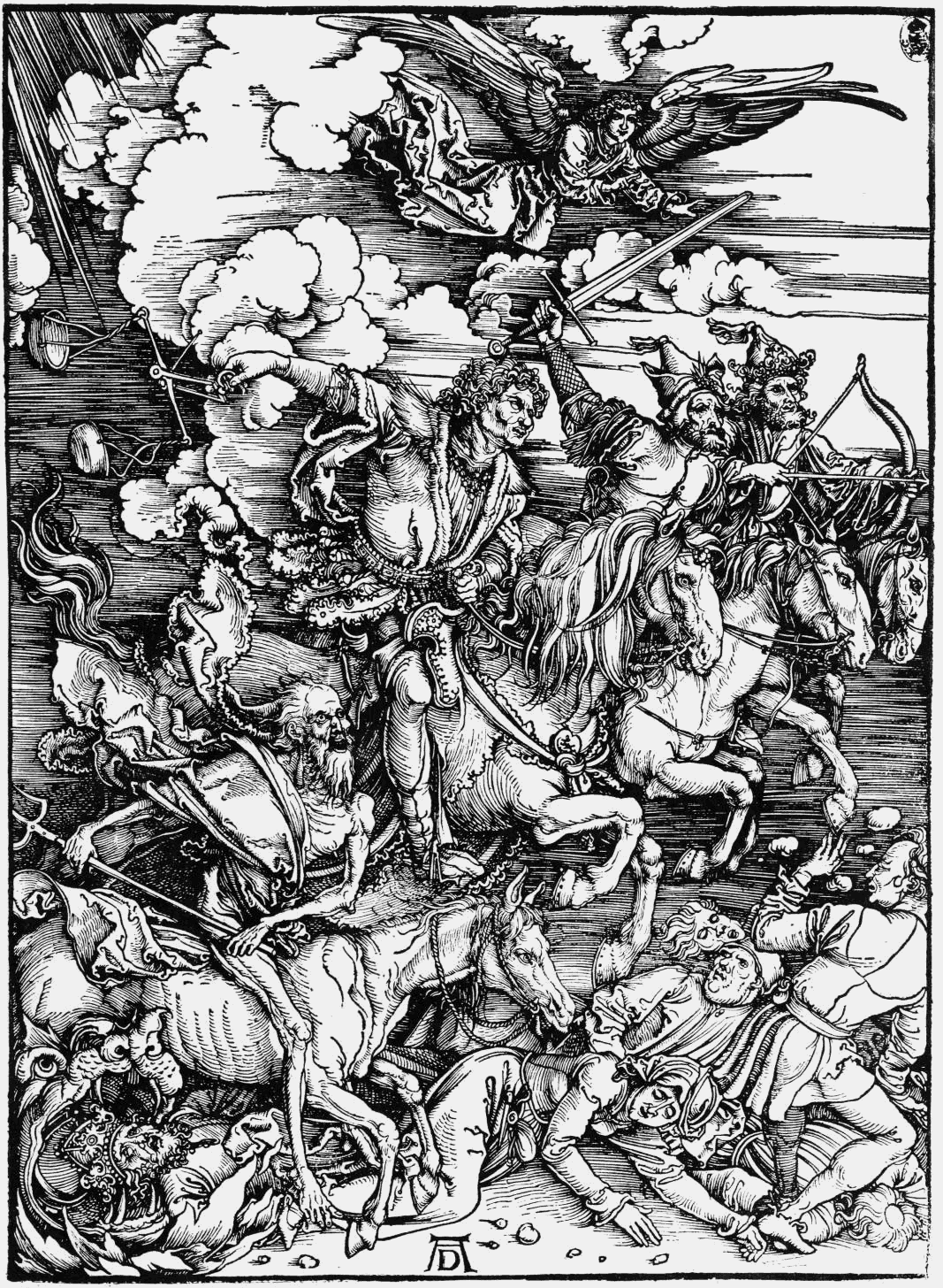 Darko Mitrevski: Albrecht Dürer, woodcut, The Four Horsemen of the ...