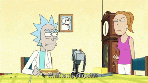 Rick And Morty Pass The Butter GIF - RickAndMorty PassTheButter PurposeOfLife GIFs