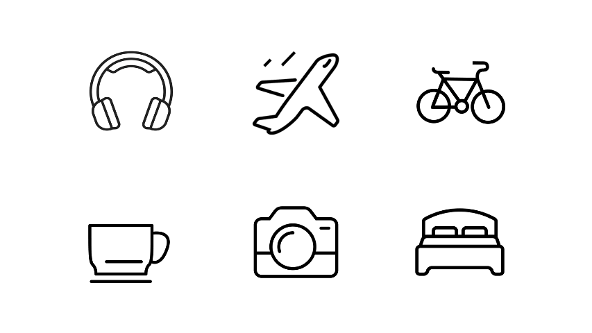 Travel and Hotel Animated GIF Icon Pack | Discover Template