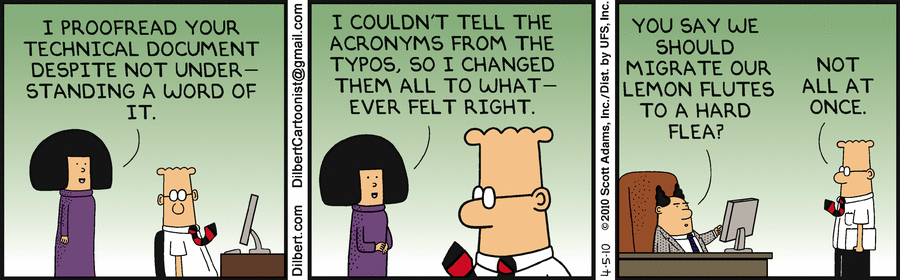 ACRONYM MADNESS ON DILBERT - Logical Writing Solutions, Inc.