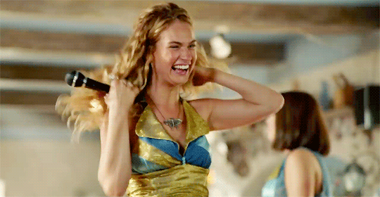 267 images about Mama Mia Here We Go Again on We Heart It | See more about lily  james, mamma mia 2 and gif