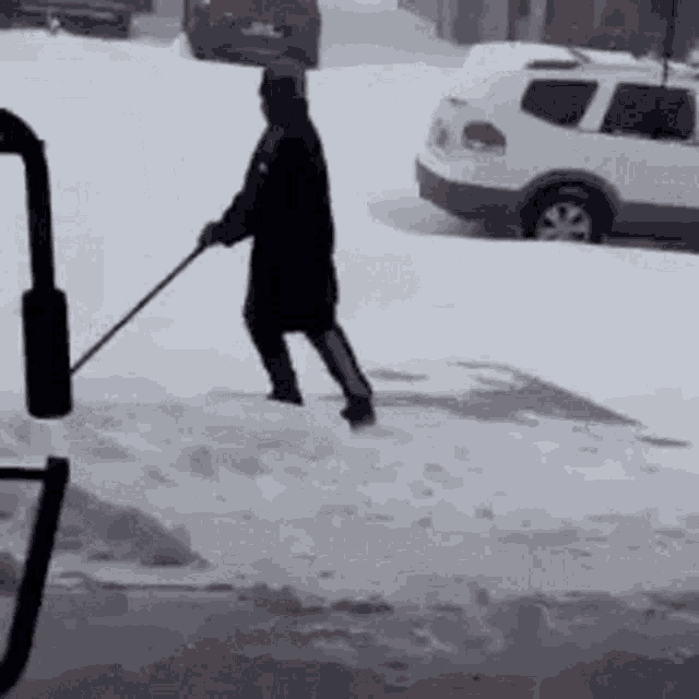 Man Shoveling Snow GIFs | Tenor