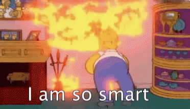 Homer Smart GIF - Homer Smart Simpsons - Discover &amp; Share GIFs