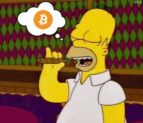 Homer Simpson Thinking GIF - Homer Simpson Thinking Bitcoin - Discover &  Share GIFs