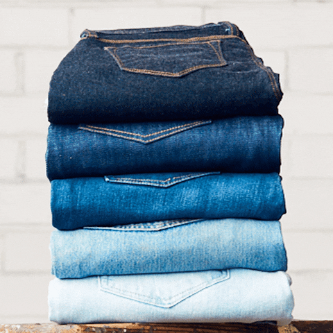 The Fabric of Our Lives jeans denim recycling cotton GIF
