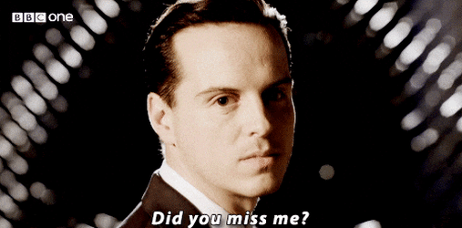 Best Sherlock Moriarty Did You Miss Me GIFs | Gfycat