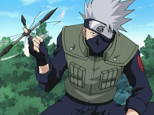 Oh My Hokage... — Kakashi likes to twirl stuff...