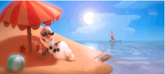 beach day singing GIF by Walt Disney Animation Studios
