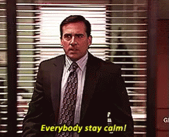 Everybody Stay Calm! GIF - Disaster Staycalm Everybodystaycalm GIFs | Say more with Tenor