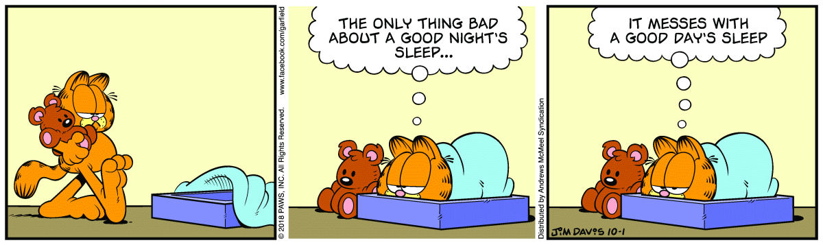 Garfield, October 2018 comic strips | Garfield Wiki | Fandom