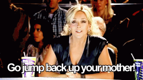 Go Jump Back Up Your Mother Jenna Maroney GIF - Go Jump Back Up Your Mother Jenna Maroney 30rock GIFs