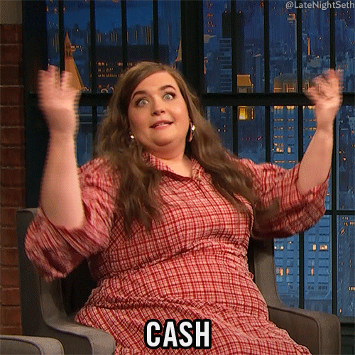 Aidy Bryant Lol GIF by Late Night with Seth Meyers