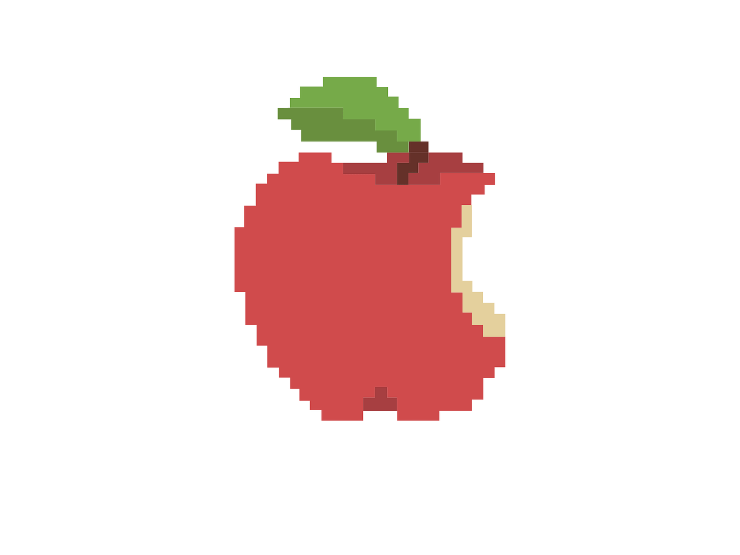 Fruits Pixels - Apple by Filippo Musso on Dribbble