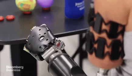 The Robot-Arm Prosthetic Controlled By Thought GIF | Gfycat