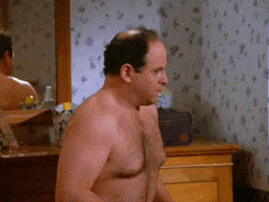George Costanza Yelling “I Was In The Pool” | Gifrific | George costanza,  Seinfeld george costanza, George