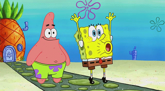 Excited Spongebob Squarepants GIF by Nickelodeon - Find & Share on GIPHY