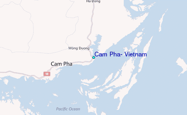 Cam Pha, Vietnam Tide Station Location Guide